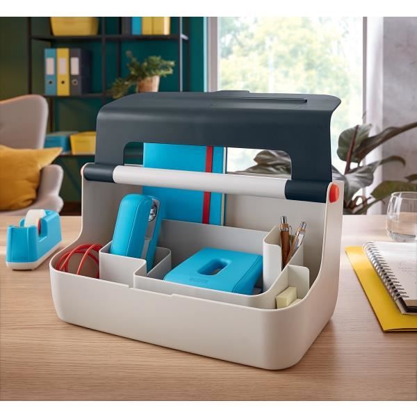 Boite de rangement - Leitz - Cosy - Gris - ABS durable - Compartiments astucieux