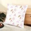Abstract Boho Pattern Cushion Cover Soft Short Plush Pillow Cover Smooth Cozy Texture Aesthetic Cushion Case Home Decor
