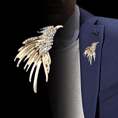 Pánská brož Orel Kovový odznak Designový smysl Nika High-end Špendlík Doplňky Spona Špendlík Pevné Oblečení Doplňky
