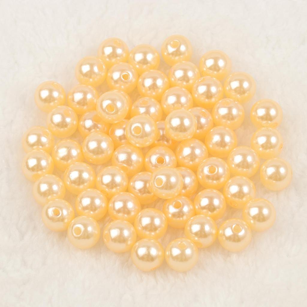 4mm 6mm 8mm 10mm Mărgele acrilice rotunde în mai multe culori Imitație de perle margele distanțare libere pentru realizarea de bijuterii artizanat manual