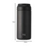 Thermo Mug ALLDAY Stainless Steel Bottle, 360ml, Black, Double-walled Vacuum Wall, AL21-36A