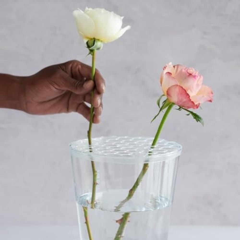 Reuseable Vase Grid Insert Flower Arrangements Supplies Flower Stem Holder Flower Display