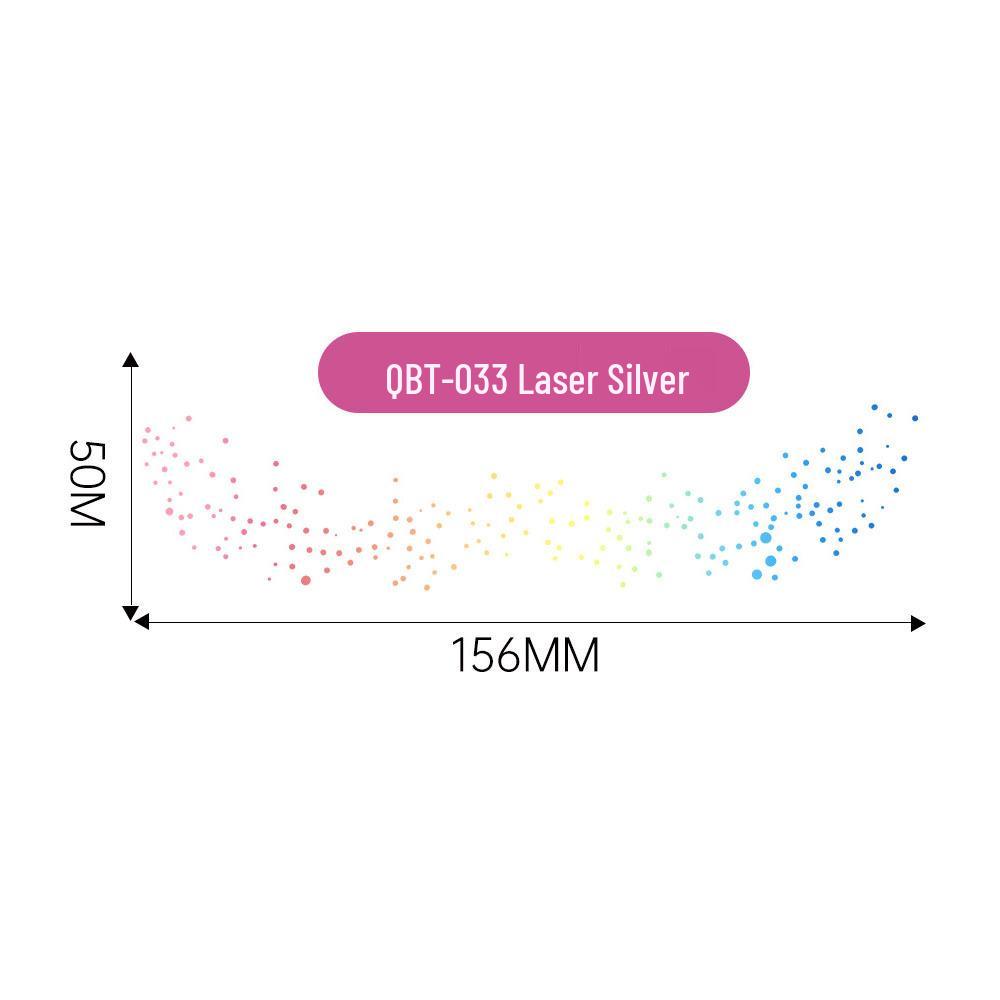 European Silver Freckle & Heart Glitter Face Stickers - Colorful Sequins Tattoo Accessories 156*50mm