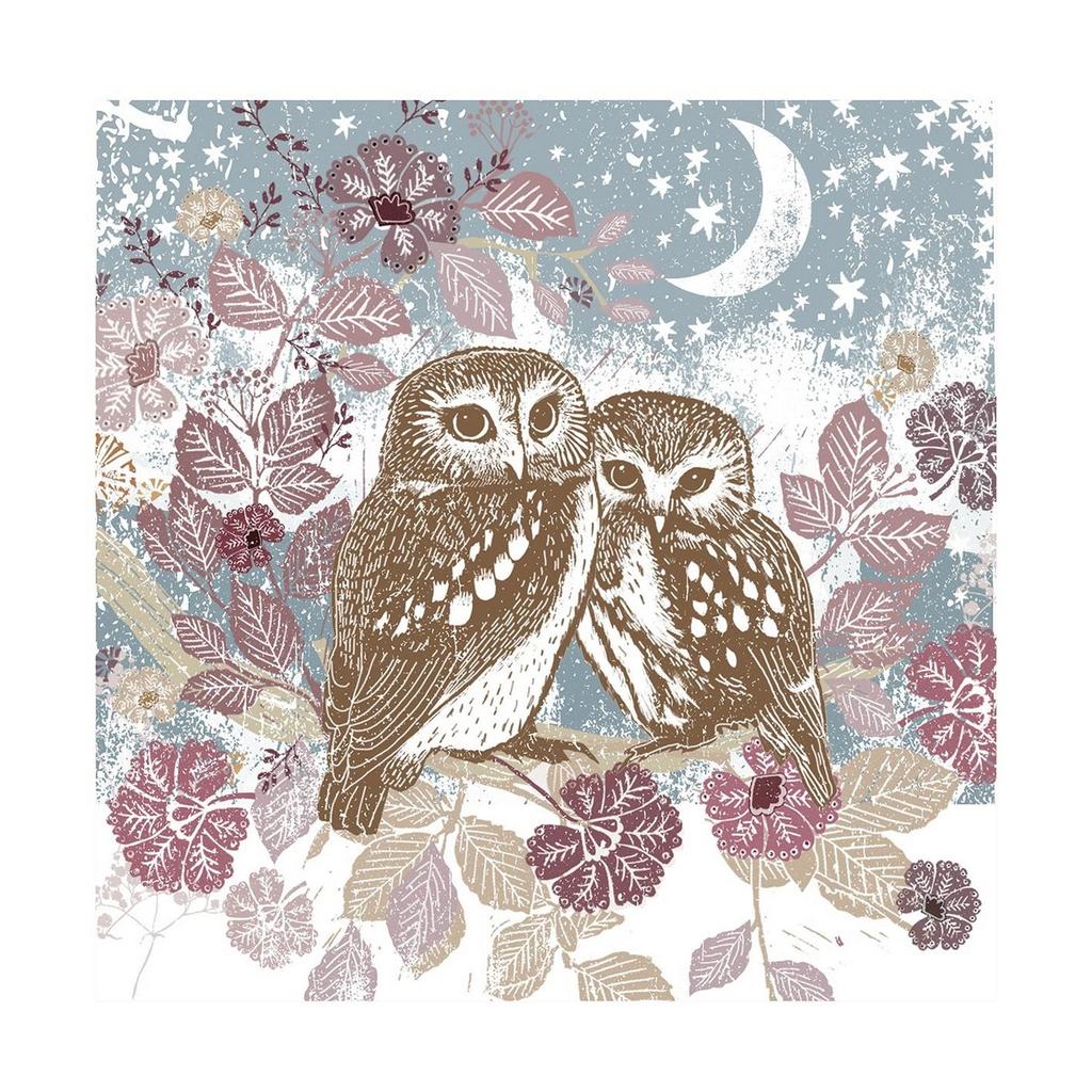 Sommer Thornton Woodland Nature Owl Print