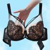 Underwear Women's Plus Size Gathered Bra with Soft Steel Ring and Anti Sagging Accessory Breast Thin and Sexy Push Up Bra