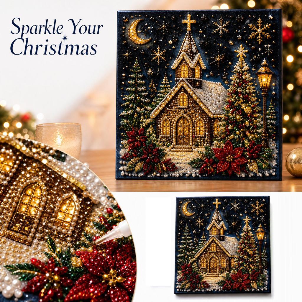 Christmas Kit for Adults and Kids, DIY Supplies With, Holiday Home Decor