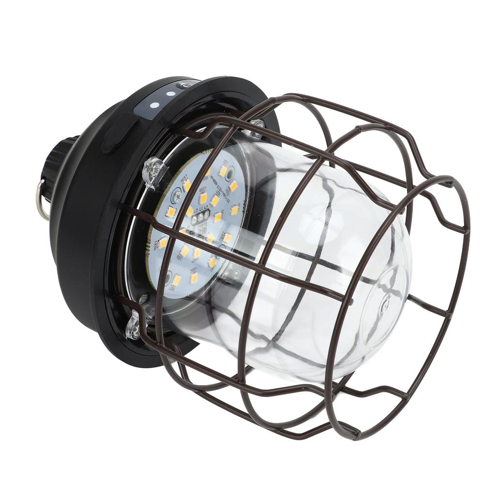 LED Camping Lantern Retro Style Portable Outdoor Rechargeable Camping Lights for Home Camping
