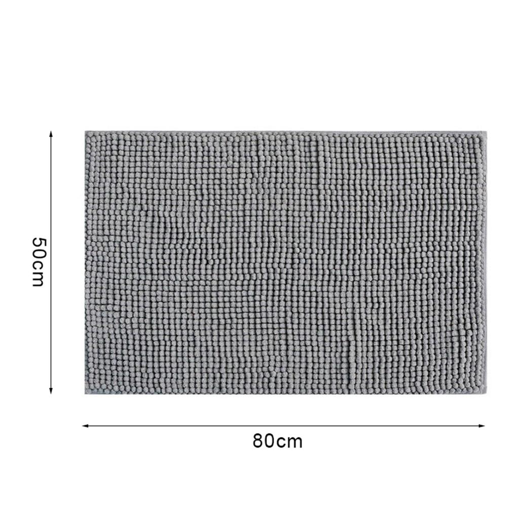 50x80cm Bathroom Absorbent Quick Drying Carpet Floor Mat Door Bathroom Non Slip Household Floor Mat