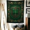 St. Patrick's Day Wandteppich Ästhetischer Wandbehang Bedruckter Stoffdecke Dekorative Wandteppiche für Schlafzimmer Wohnzimmer Heimdekoration