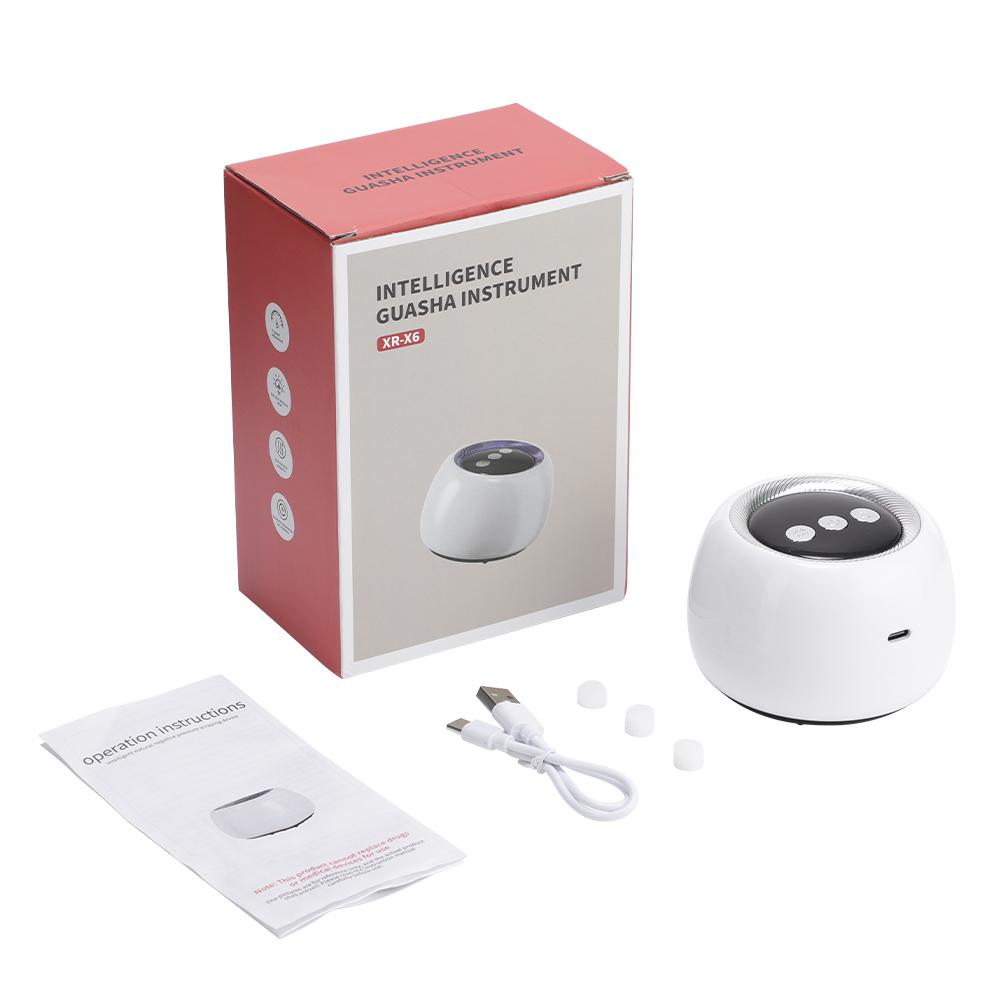 Electric Cupping Massager 9 Levels Suction Red Light Hot Compress Negative Pressure Cupping Scraping Tool GuaSha Device