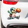 Car Sticker Animal Playing Basketball Waterproof Vinyl Decals Auto Body Window Bumper Decor Motorcycle Helmet Stickers TM217