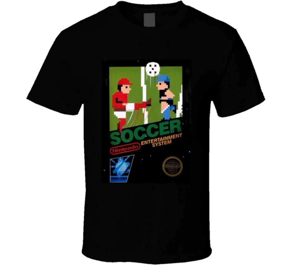 Soccer NES Black Box Video Game T Shirt Unisex T-Shirt L