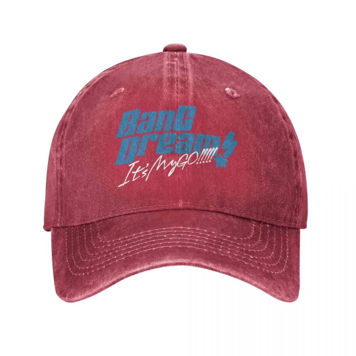 

BanG Dream Its MyGO Unisex Women Baseball Caps Japan Anime Distressed Washed Hats Cap Fashion Outdoor Activities Snapback Hat One Size