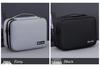 Double-layer Electronics Storage Bag for Cables, Chargers, Earphones, USB Drives, Mouse, Hard Drives, and Power Banks