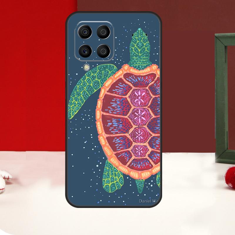 Swimming Freshwater Sea Turtles Case For Samsung Galaxy M14 M34 M54 M13 M53 M56 M52 M32 M16 M11 M21 M31 M35 M12 M15 M36 M55