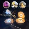 Round Art Display Holder USB LED Light Dispaly Base Ornament Stand Night Lamp Base  shops