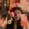 Christmas Decoration Antlers Headband Santa Claus Plush Hair Band Funny Christmas Headband  Men