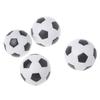 6pcs 32mm Table Soccer Foosball Fussball Football Machine Accessories Replacements Black and White Ball Kids Indoor Game