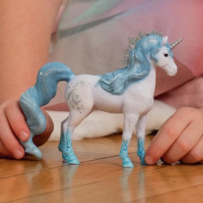 Unicorn Mare of the Elements Figurine, Mythical Figurine, Gift for Children from 5 Years, 4 X 14 X 12 Cm, Schleich 70823