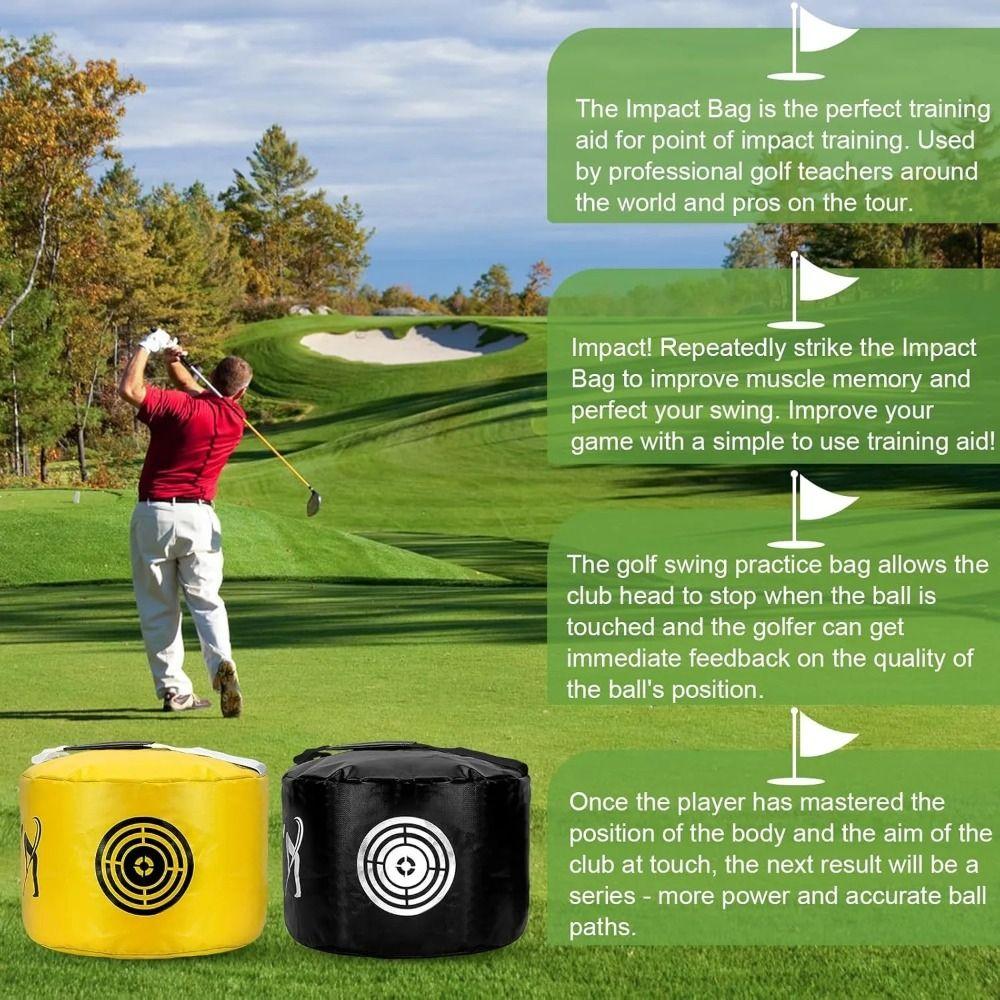 Multifunctional Golf Impact Power Smash Bag Impact Resistant Golf Batting Bag  Golfer Gifts
