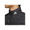 Adidas Ess Down Vest With Solid Color Print Logo And Zippered Stand-Up Collar Men Vests Black HG5768