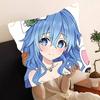 Anime Himekawa Yoshino Pillow Case Fashion Square Pillowcase Bedroom Sofa Room Ins Decoration Leisure