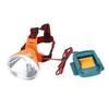 LED Headlamp Fit for BL1840 Battery Super Bright Spotlight Headlight 500W for Garden Outdoor Camping Fishing