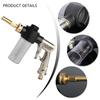 Garden Hose Nozzle High Pressure Foam Guns with 3.5oz Soap Dispenser for Car Washing Backyard Plant Watering Supply