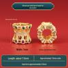 Year of the Horse Sand Gold Non-Fading Drip Oil Beaded DIY Bracelet and Jewelry Accessories.