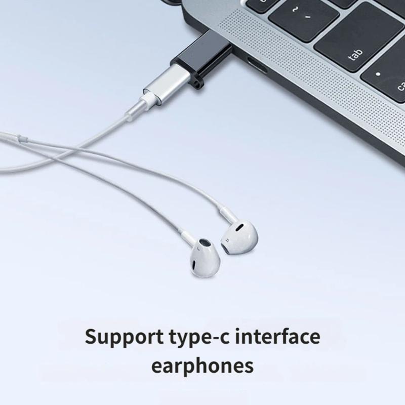 USB C Female To USB3.0 Male Adapter Fast Charging 5Gbps Data Multifunctional USB OTG Converters With AntiLoss Strap