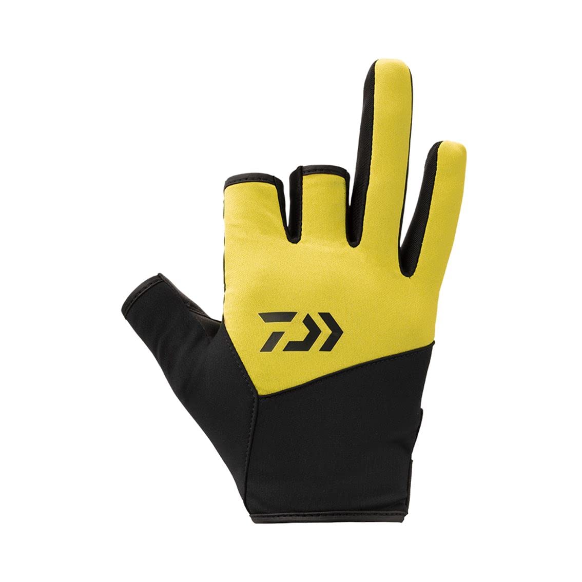 

DAIWA Windproof XL Gloves, 3-cut, DG-8922W, Yellow,