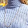 Trendy Metal Glasses Chain Anti Drop Hanging Neck Eyeglass Holder Nonslip Anti-loss Glasses Straps Eye Accessories