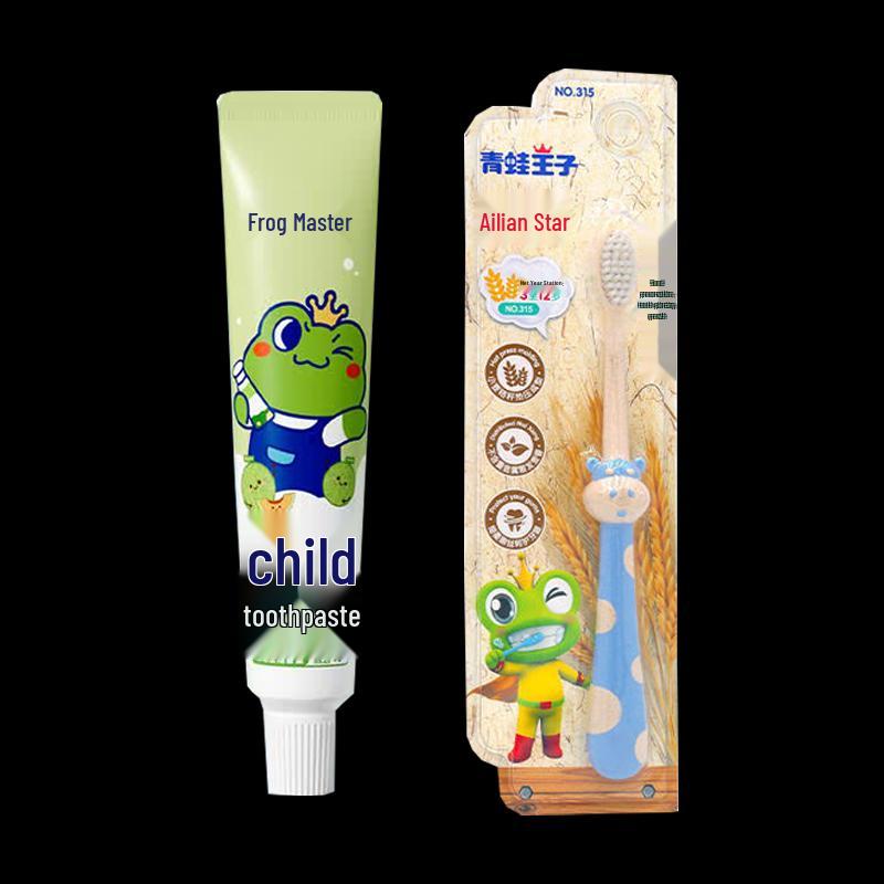 Frog Prince Children s Toothpaste & Toothbrush Set