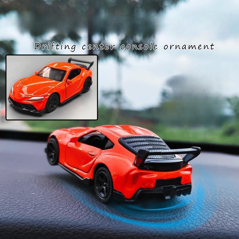 Auto Individualität Mittelkonsole Ornamente Sportwagen Drift Drehendes Auto Dekor Auto Armaturenbrett Drehendes Rennmodell Dekoration