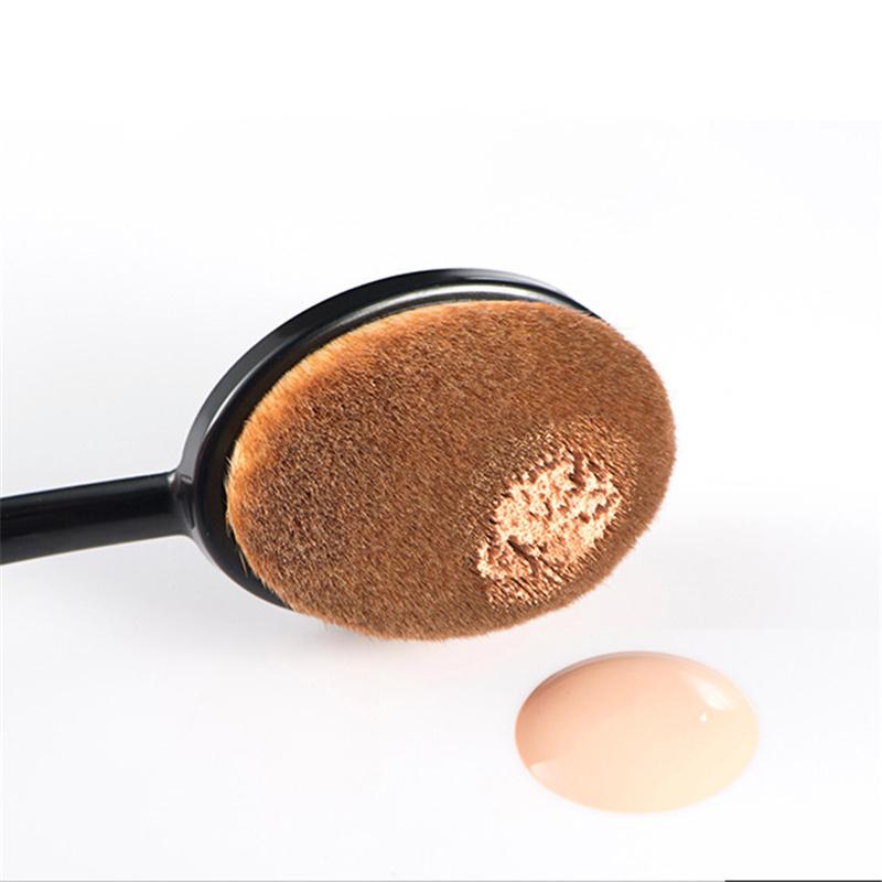 Štětec na make-up ve tvaru zubního kartáčku, štětec na rozjasňovač, štětec na tvářenku, štětec na pudr, nástroj na make-up, jednotlivý štětec, ultrajemné vlákno, měkké štětiny