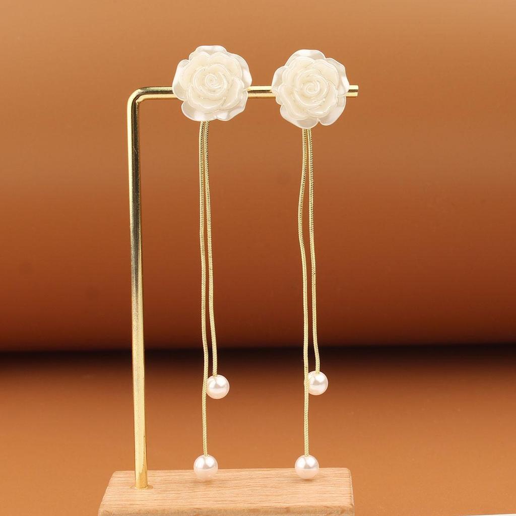 Retro Miao Silver Tassel Earrings: Ethnic Yunnan Long Dangle Women's Jewelry