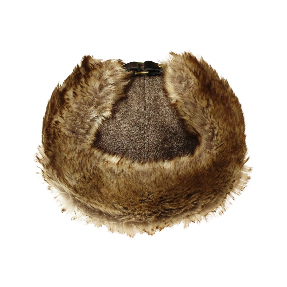 ICHIYON Cap Kids Flight Cap Hat Fur Autumn Winter Pilot Parent and Child Matching Casual Travel Cold Protection Earmuffs [14+ PLUS] Kcap0148-be