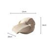 Resin Handicrafts Abstract Geometric Knot Silver Ball Winding Twist Decorative Figurines Home Decoration Accessories