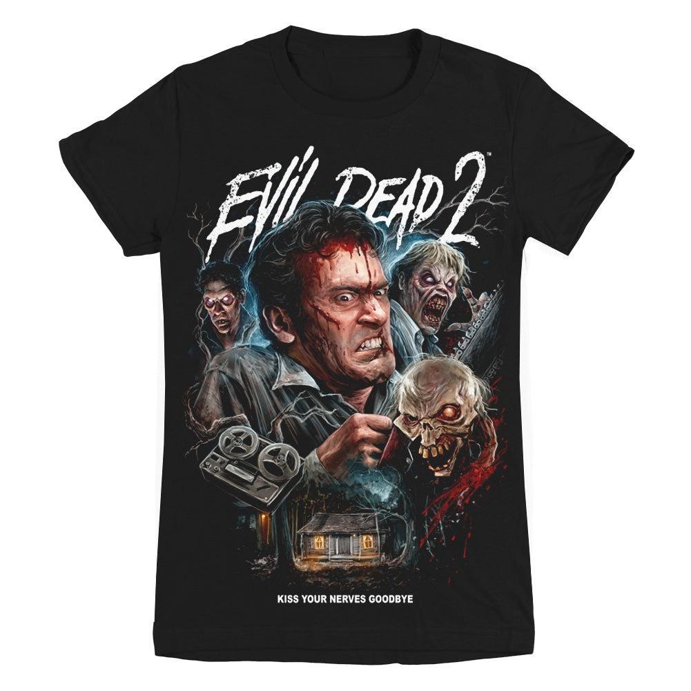 

Evil Dead TShirt Unisex Ash Chainsaw Breakout Horror Graphic Short Sleeve Oversized Streetwear Loose Fit Horror Fan Tee S