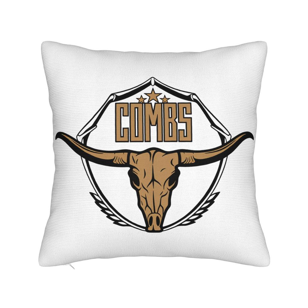 L-Lukes Combss Country Music Pillow Cover Graphic Cushion Cover Novelty Pillow Case For Living Room Chair