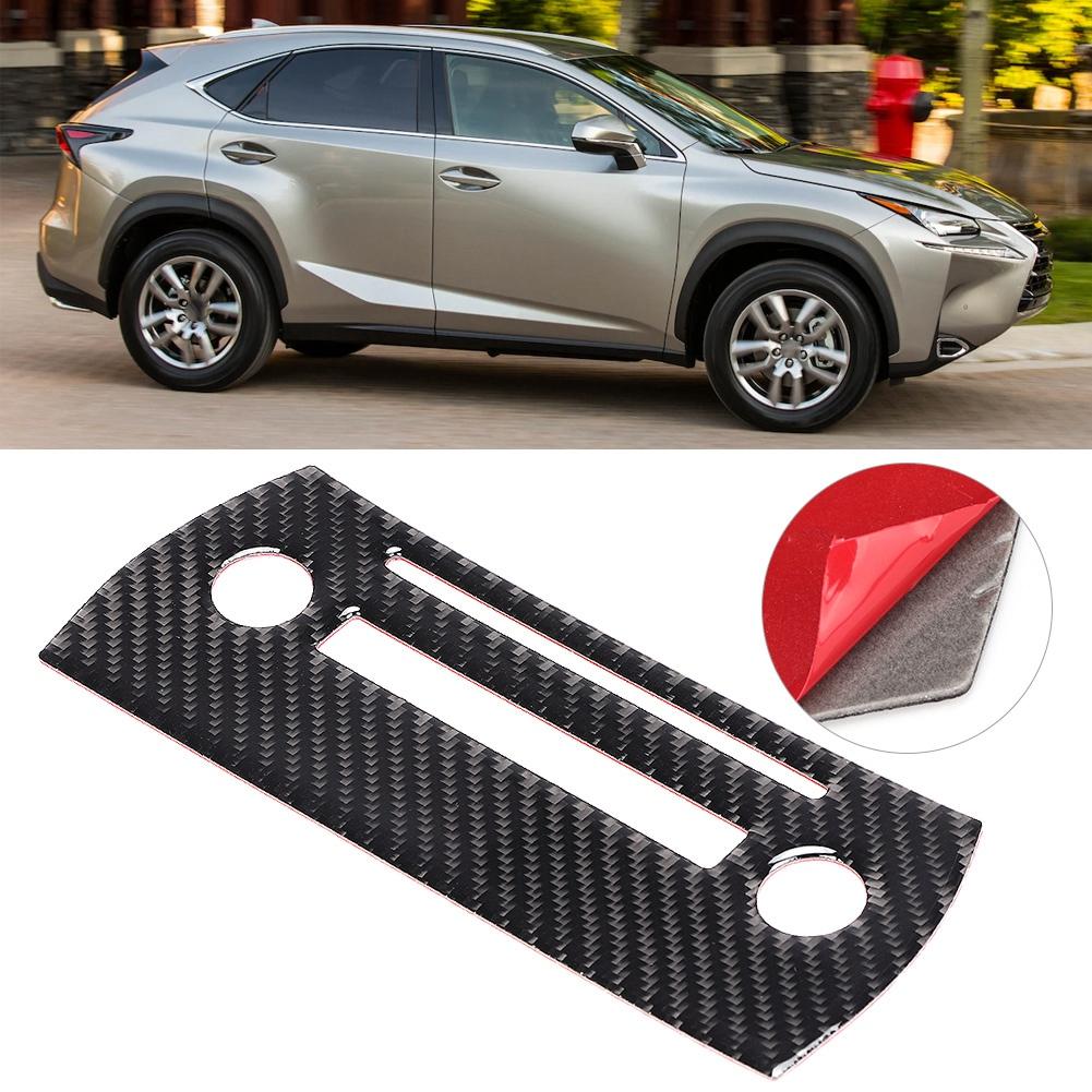 Carbon Fiber Car Interior CD Control Panel Frame Trim Cover Fit for Lexus NX 200 200t 300h 14 19