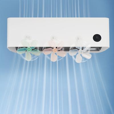 3Pcs Air Conditioner Wind Deflector Fan Self-adhesive Anti-Direct Blowing AC Windshield Baffle Fan Air Conditioning Wind Diverter Deflector Fan