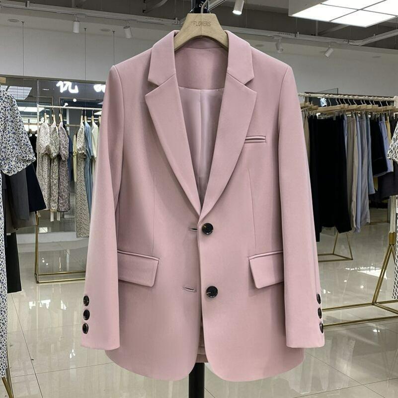 Giacca da completo primaverile, design sottile per primavera e autunno, giacca casual e comoda per pendolari.