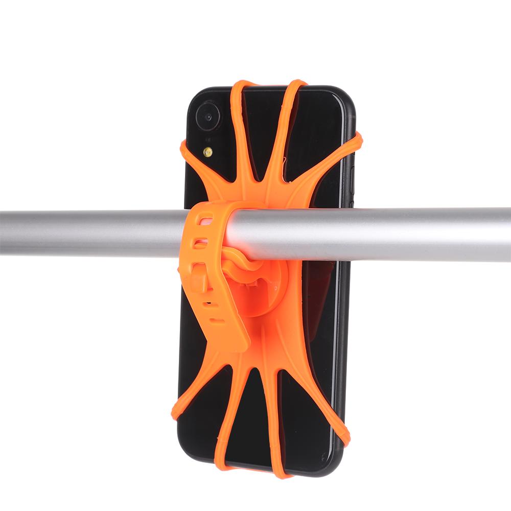 Adjustable Handlebar Rack Smartphone MTB Bike Phone Holder Bicycle Bracket Strap Motorcycle Stand