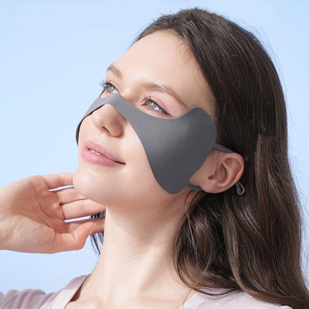 Sunscreen Face Scarf Ice Silk Sunscreen Mask Thin Face Gini Mask Summer Face Cover  Outdoor