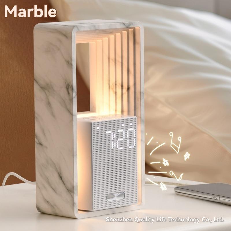 Analoger Sonnenaufgang Weckwecker Weißes Rauschen Schlafgeräusche Nachttischlampe mit Hohem Wert