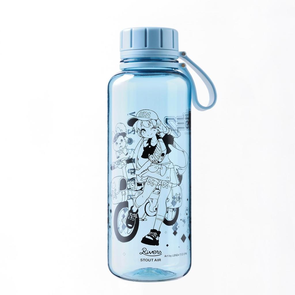 [AOZORAGEAR] Hatsune Miku (GL) Stout Air 1000 Bottle, 1000ml, Blue
