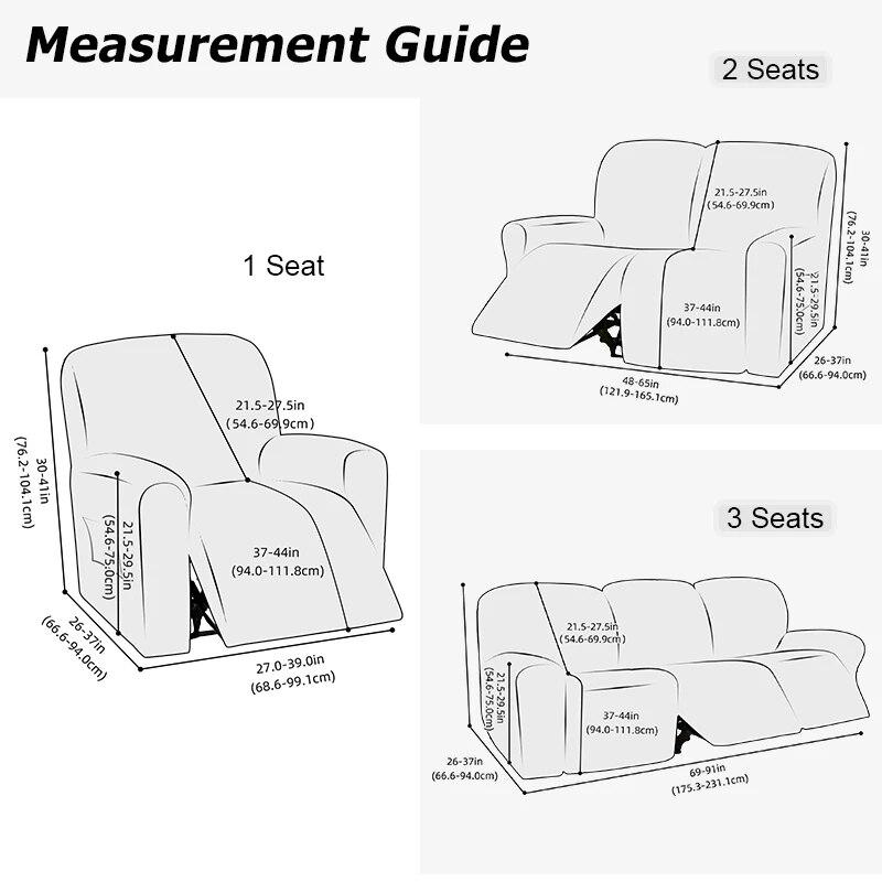 Recliner Sofa Cover Jacquard All -Inclusive Lazy Boy Chair Cover Stretch Furniture Armchair Cover Home Decor
