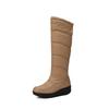 35--44 Stivali Suola Spessa Tacco Inclinato Stivali da Neve Donna Velluto Ispessito Stivali Imbottiti Stivali Lunghi Scarpe da Donna
