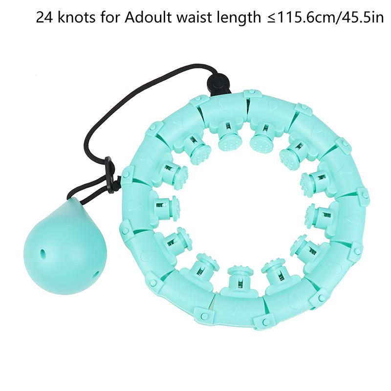 Weighted Fit Exercise Circle Infinity Fitness Hoop With Detachable Knots For Adults Children Weight Loss And Exercise